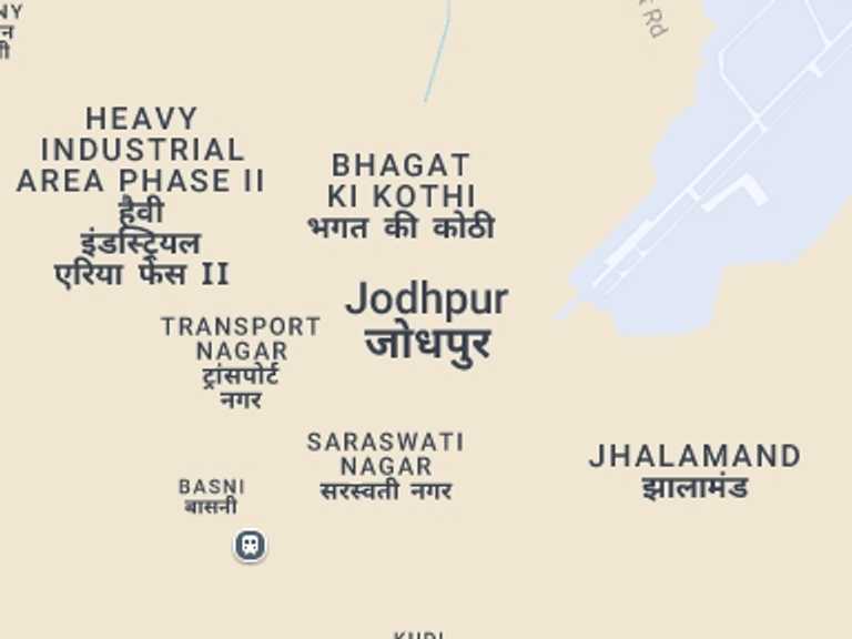 Map itinerary of Jodhpur Tour in February 2027 with 1 destination visits for the trip: Private Jodhpur City Tour With Camel Safari