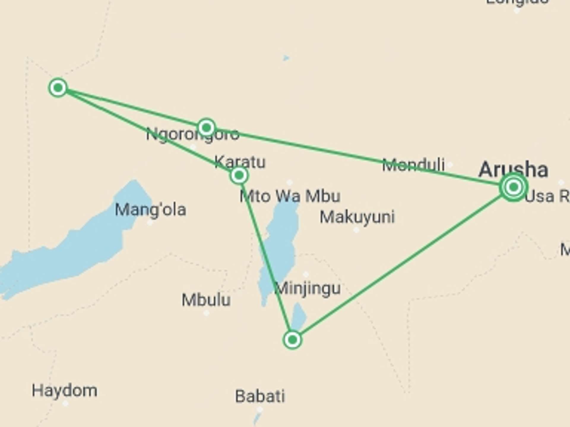 Arusha 3-Day tours