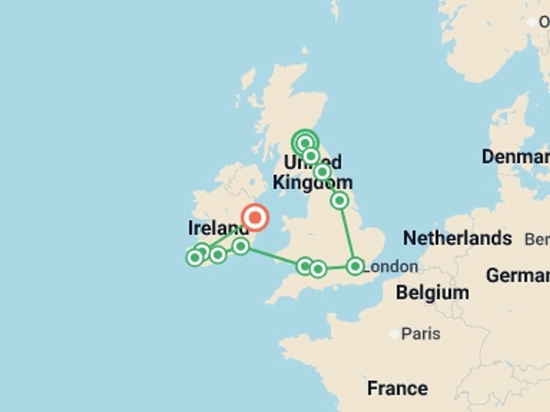 London 15-Day tours