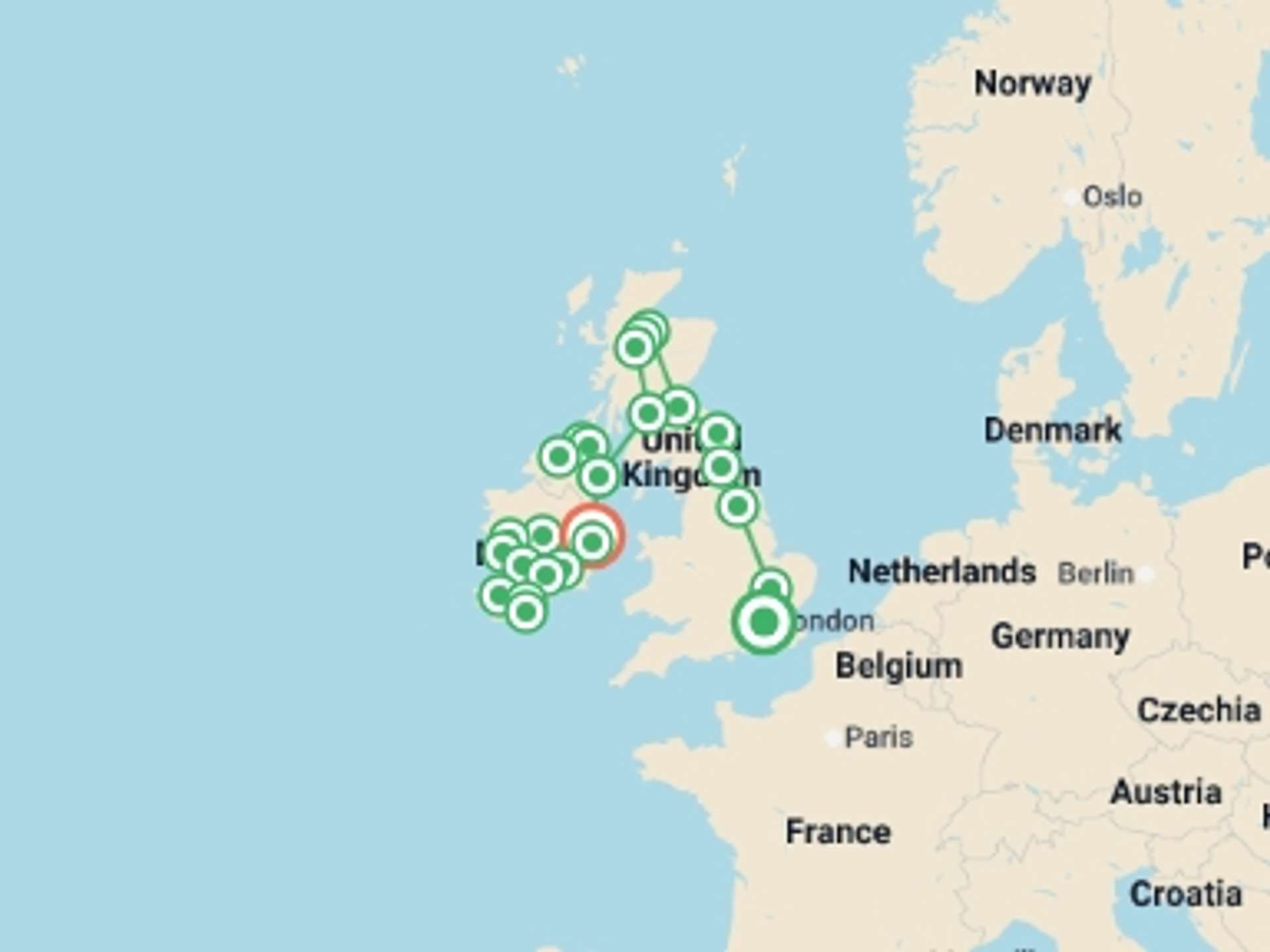 UK and Britain 13-Day tours