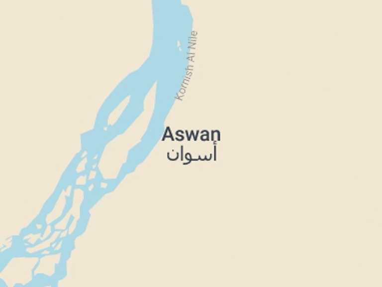 Map of Cairo Cruise Tour with 2 destination visits for the trip: Nubian Village Day-tour in Aswan