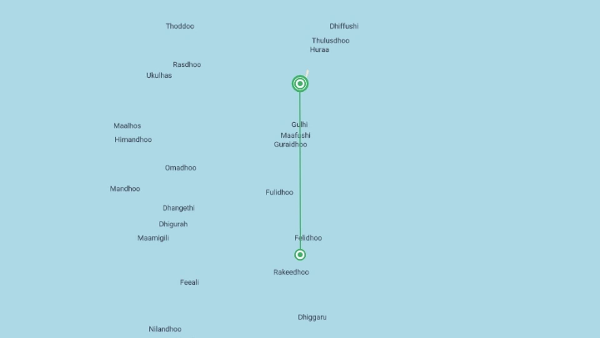 A map showing the tour itinerary for the trip: Marine Conservation Cruise, starting in Cape Town, South Africa and ending in Cape Town, South Africa going through 2 other destinations.