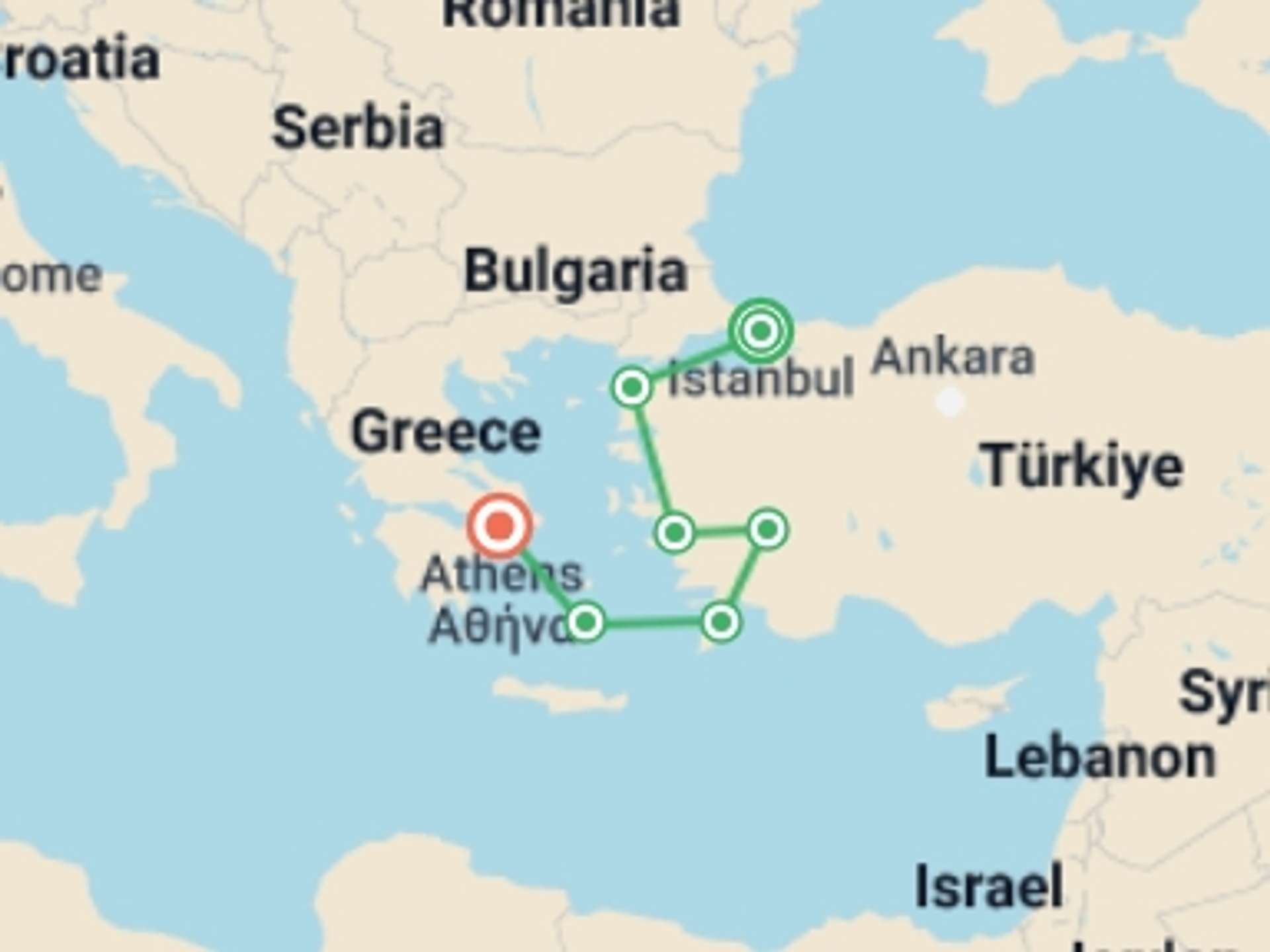 Athens 15-Day tours