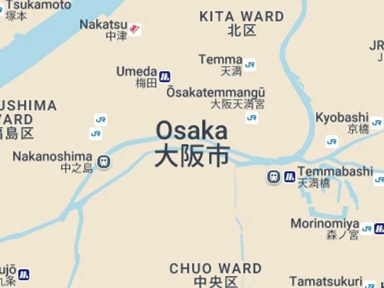 Map of Osaka Food Tour with 1 destination visits for the trip: Absolute Osaka Food Tour
