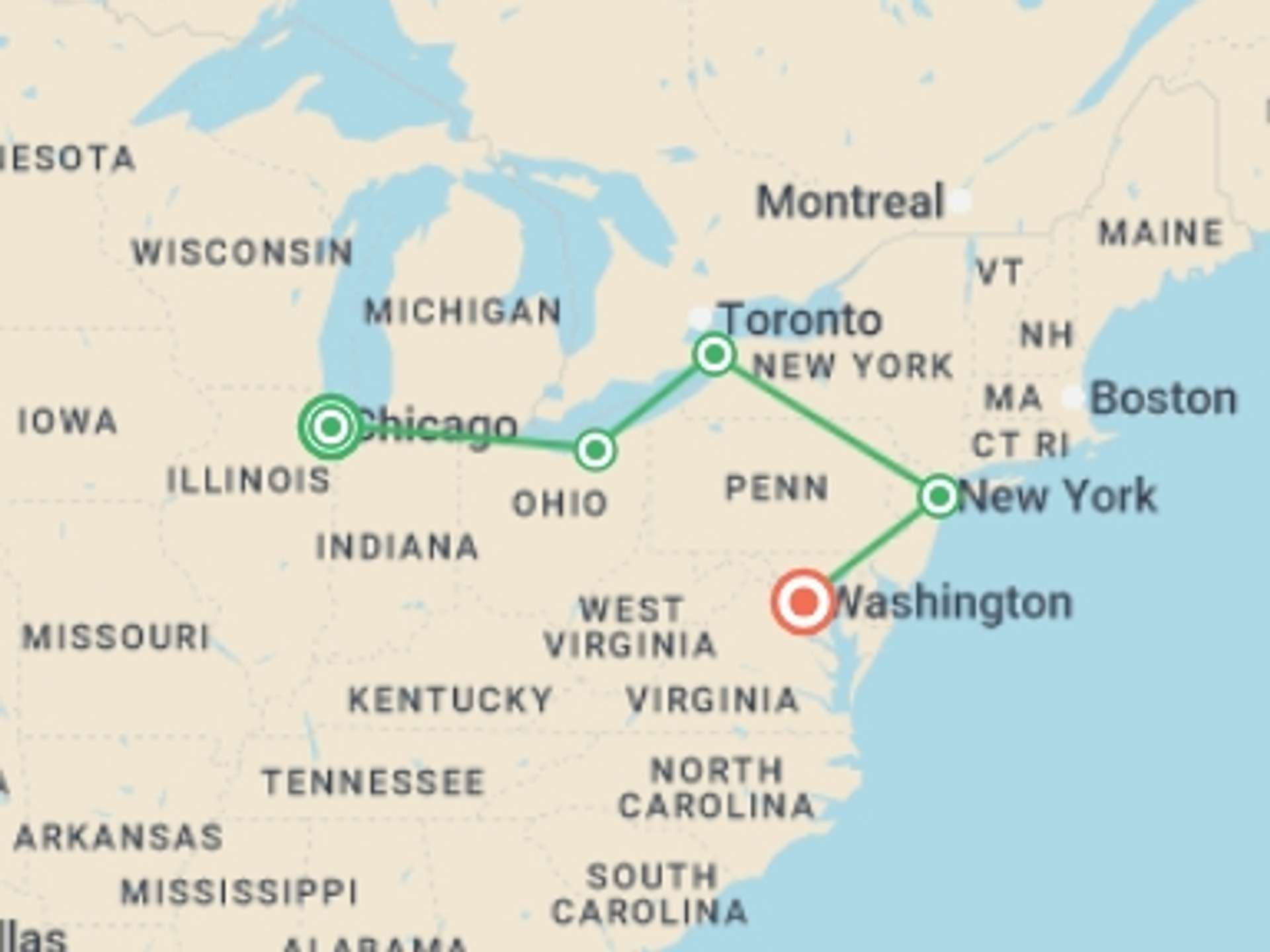 USA 10-Day tours