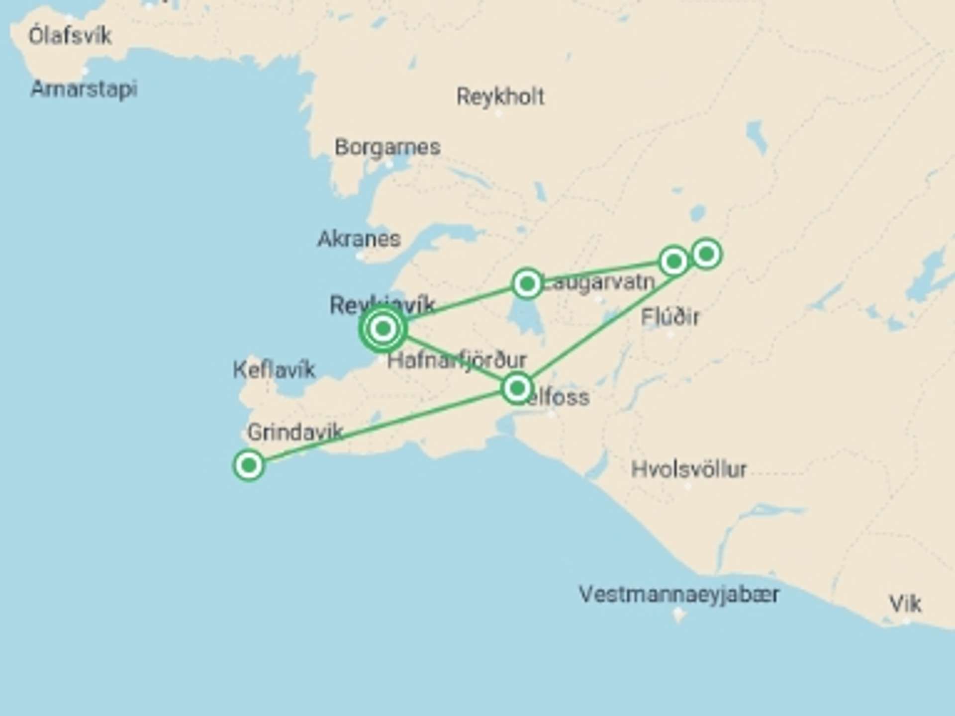 Reykjavik 7-Day tours