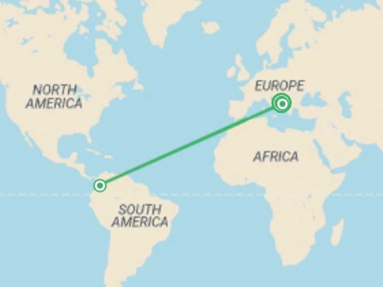 Map of Kotor Tour with 4 destination visits for the trip: Adventures Along The Adriatic: Croatia, Montenegro & Bosnia, Self-drive
