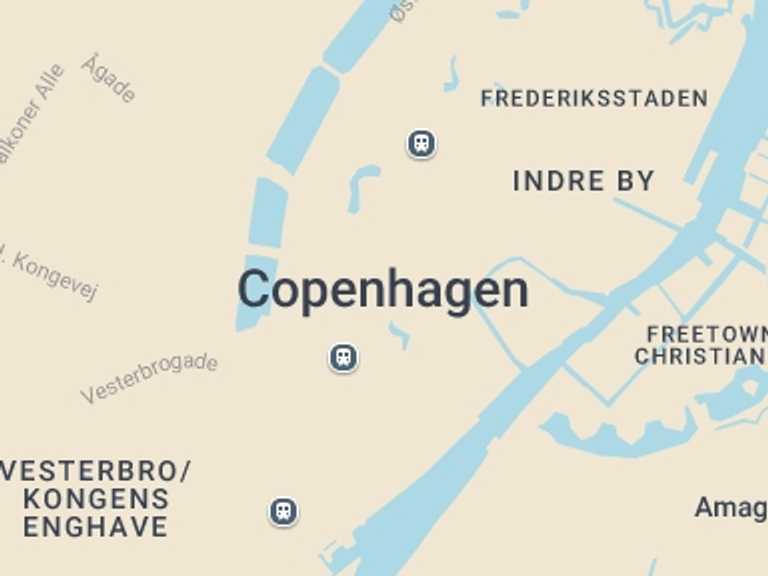 Map of Denmark Tour with 1 destination visits for the trip: 2-Hour Guided Segway Tour