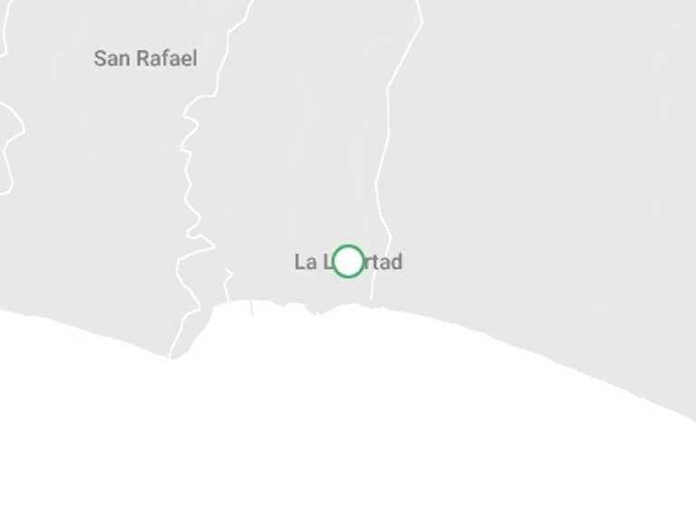 Map of Peru Tour with 2 destination visits for the trip: Trujillo Airport Departure Private Transfer