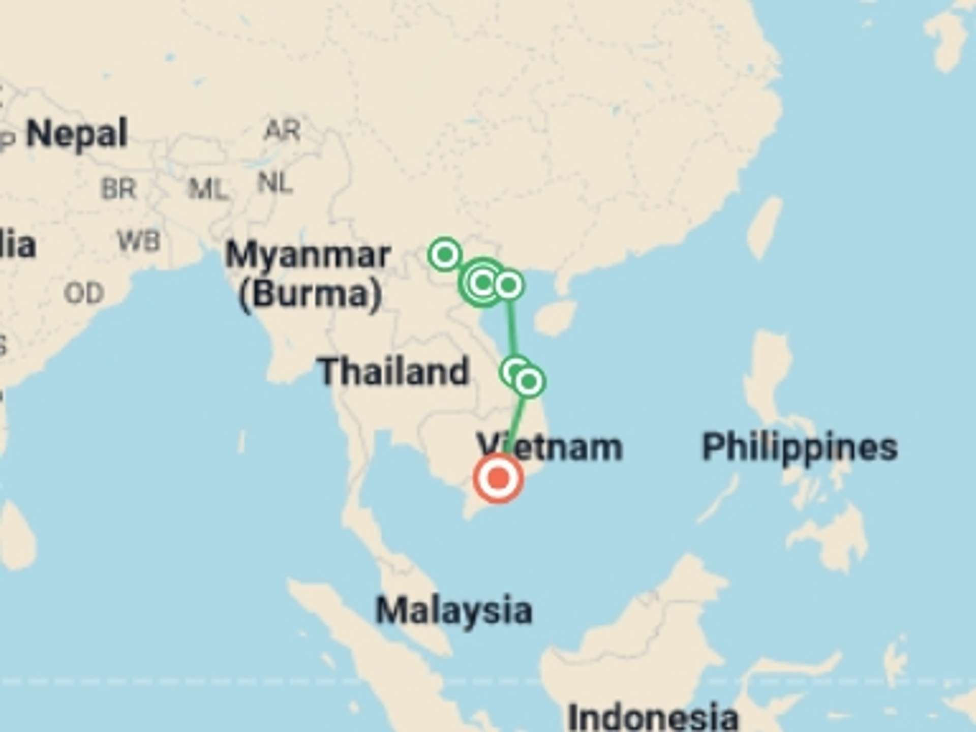 Hue 14-Day tours