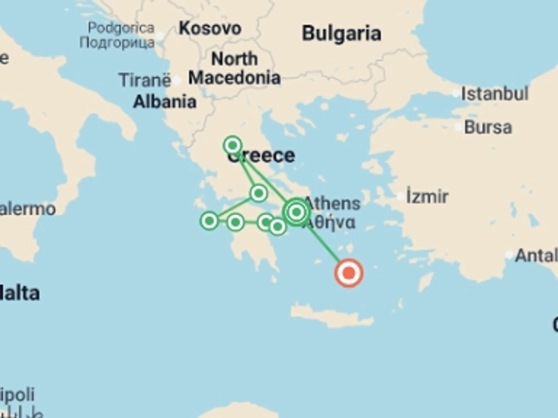 Santorini 11-Day tours