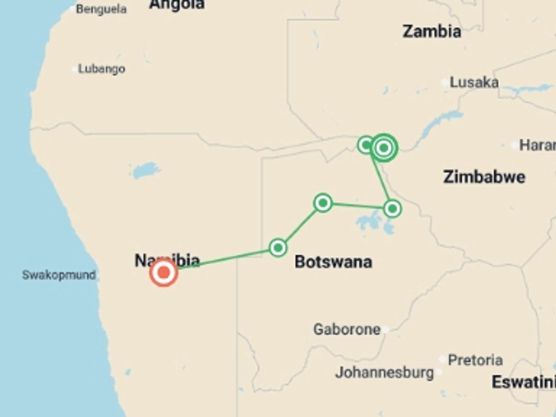 Victoria Falls 8-Day tours