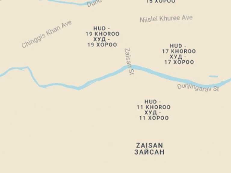 Map itinerary of Mongolia Tour in September 2026 with 2 destination visits for the trip: Full Day Tour: Chinggis Khaan Statue and Terelj