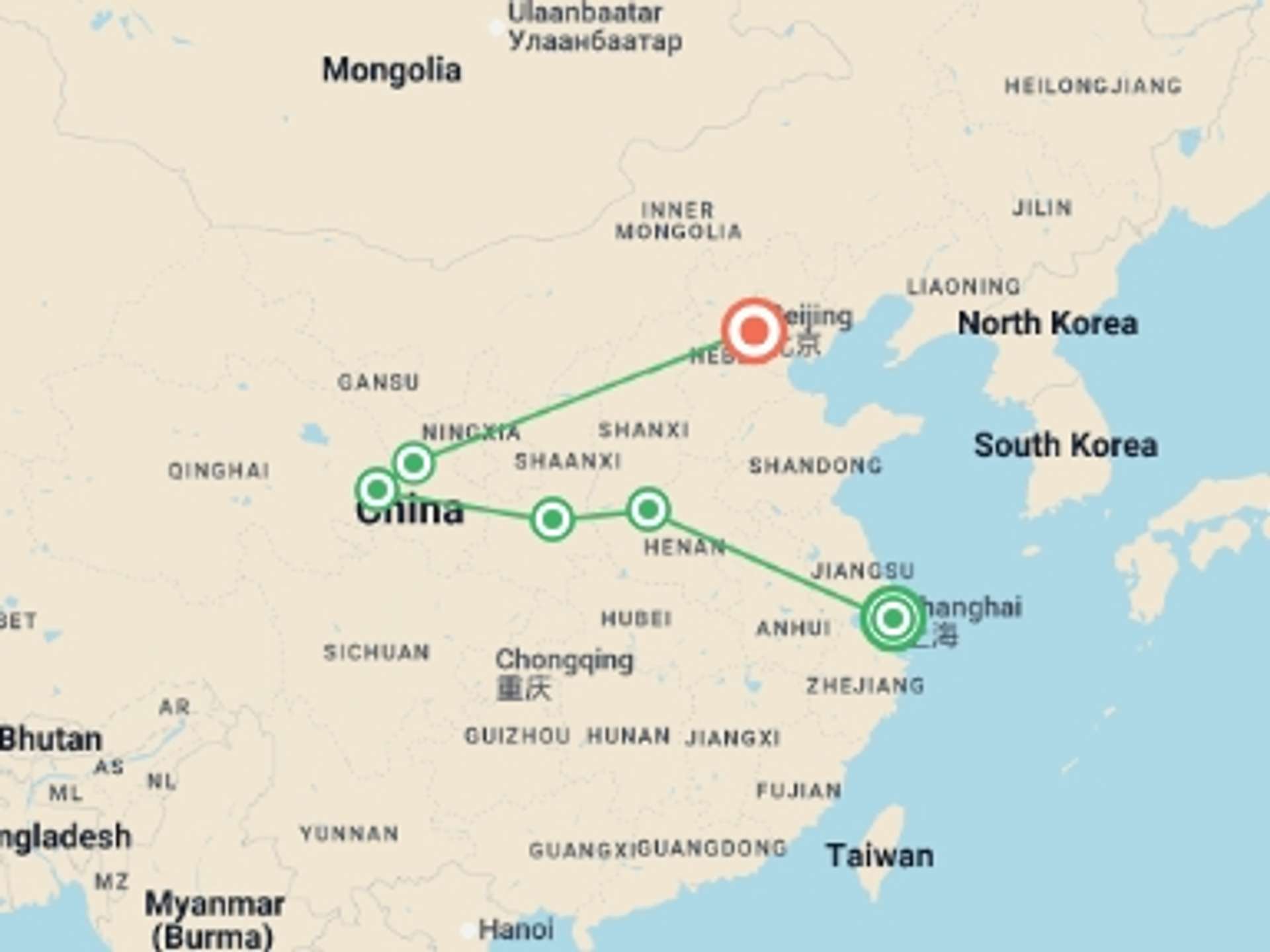 China 12-Day tours