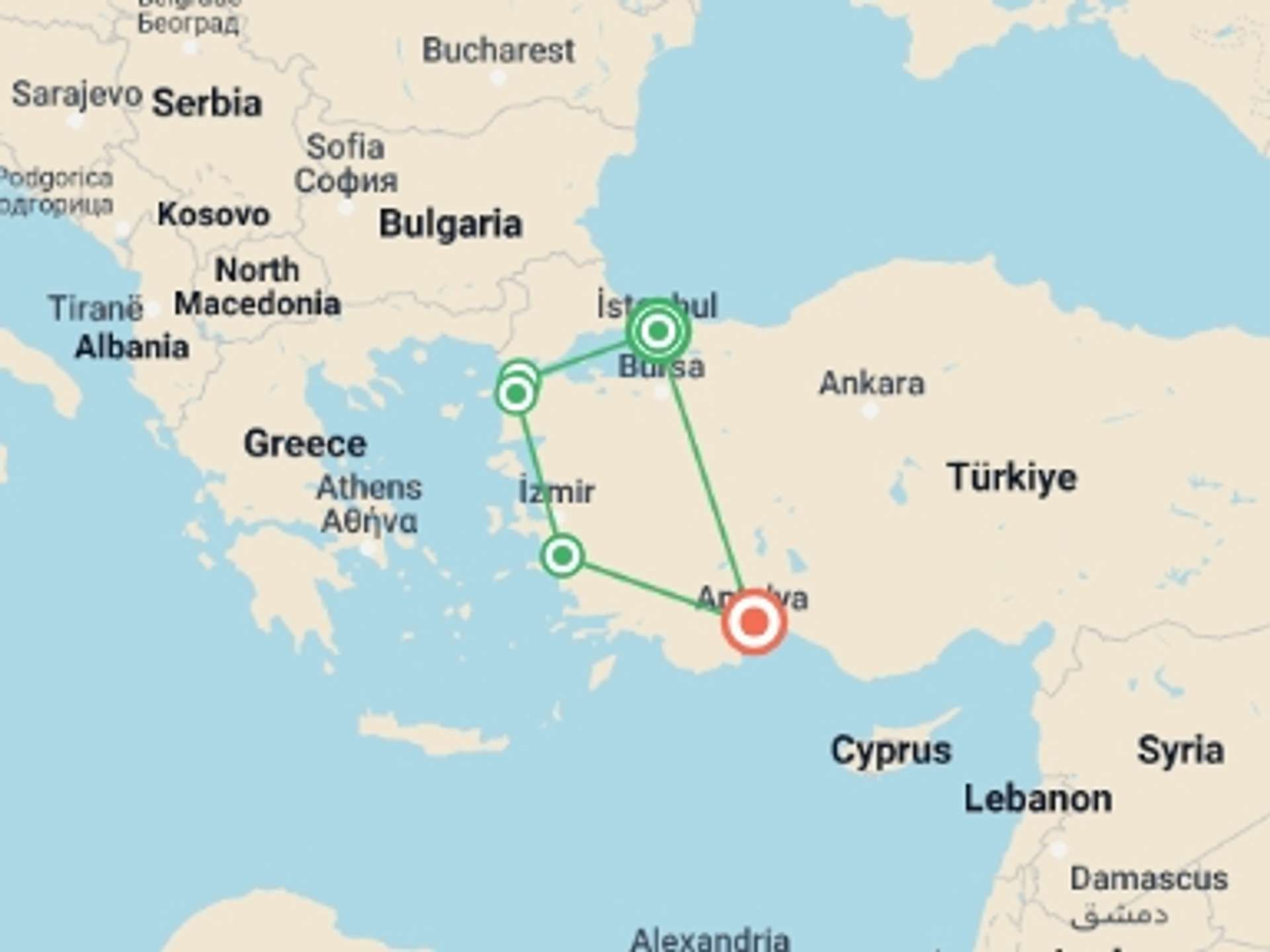 Antalya 8-Day tours