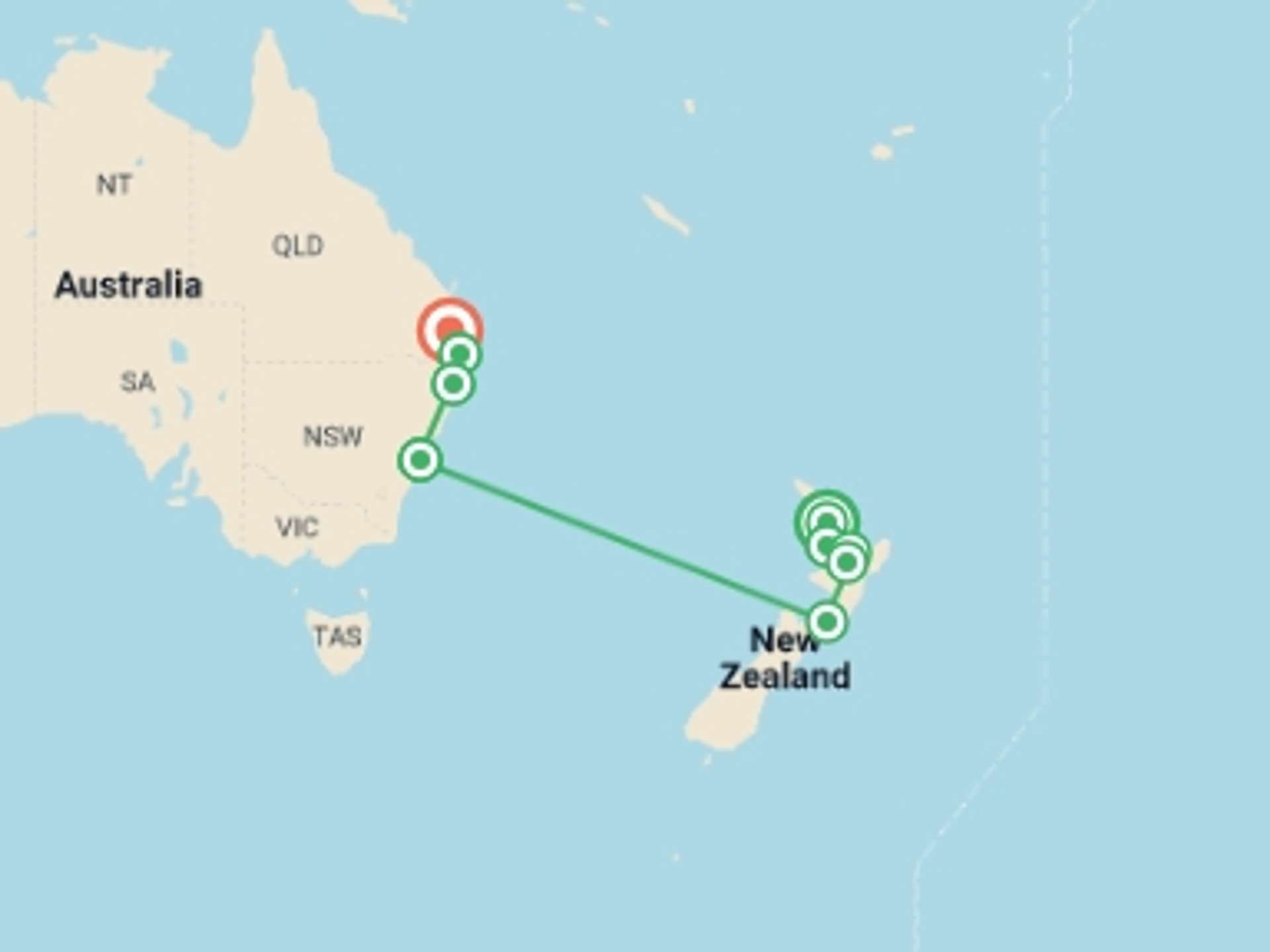Oceania 15-Day tours