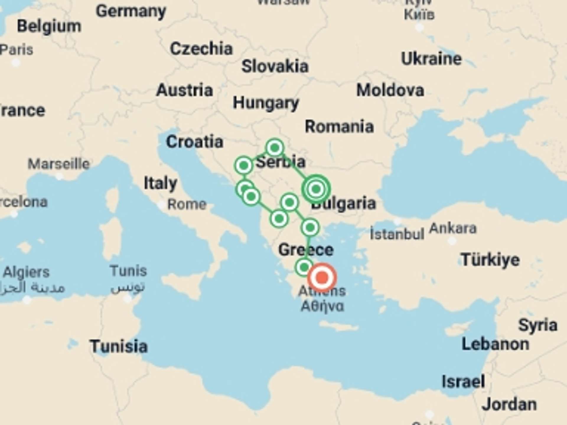Athens 12-Day tours