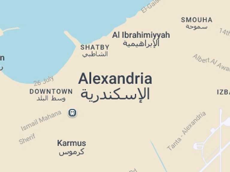 Map itinerary of Cairo Tour in September 2027 with 2 destination visits for the trip: El-Alamein Day Tour from Cairo