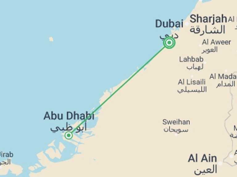 Map of a Shopping and Markets Tour with 1 destination visits for the trip: Dazzling Dubai