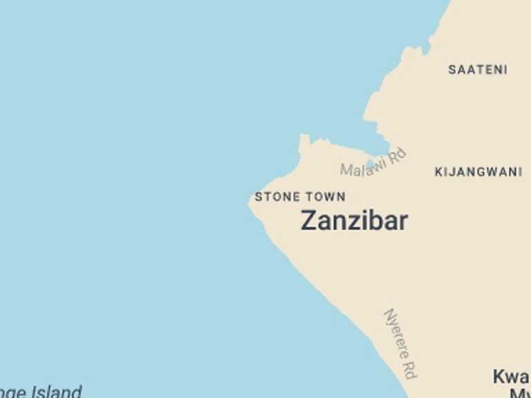 Map itinerary of Africa Tour in Fall with 2 destination visits for the trip: Dhow Sunset Cruise Zanzibar