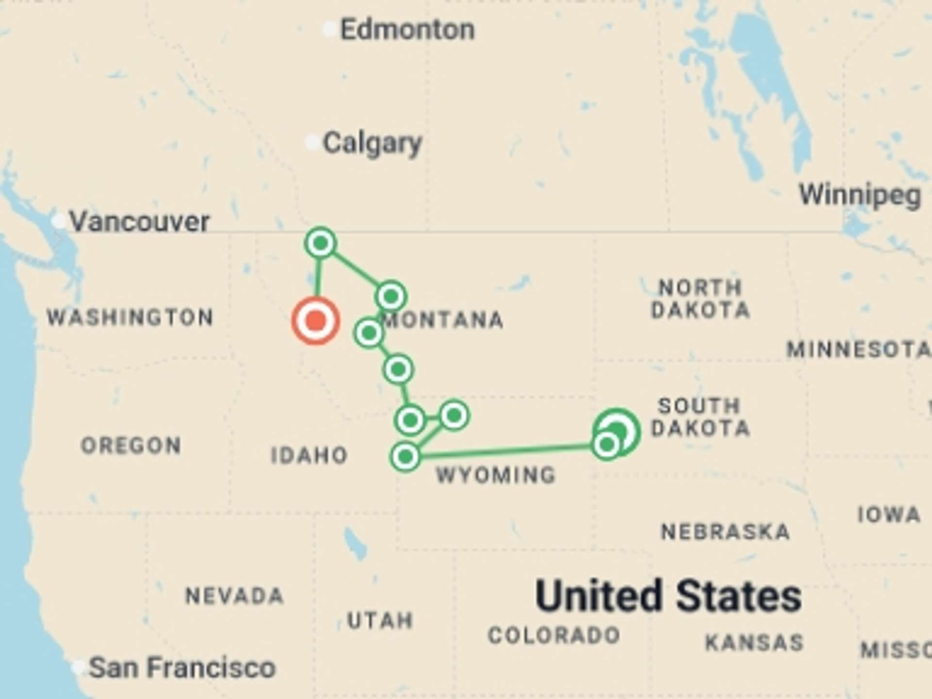 North America 13-Day tours