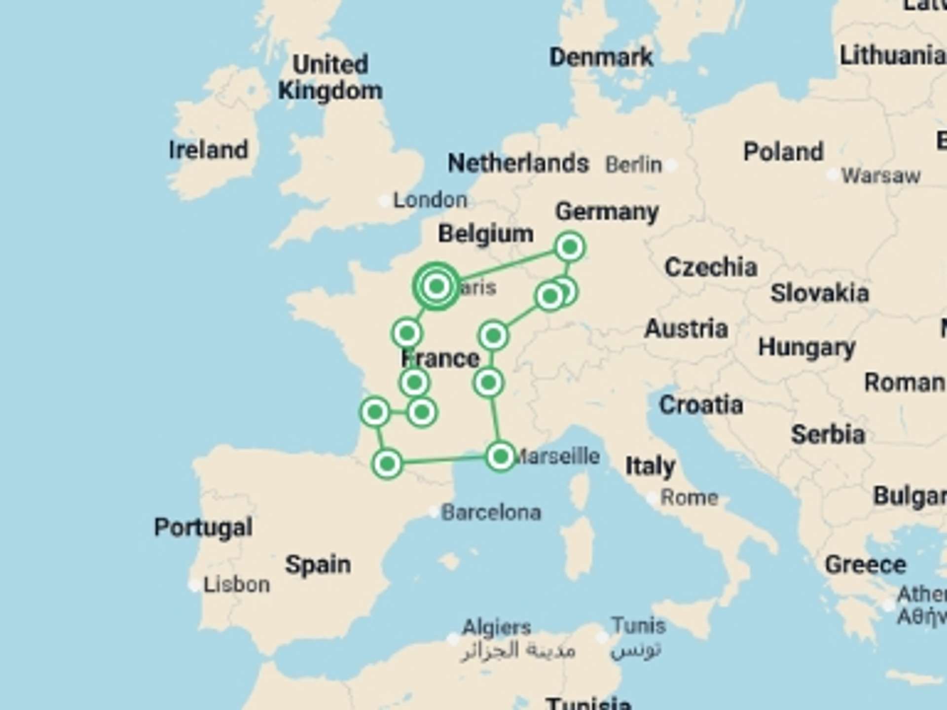 Frankfurt 13-Day tours