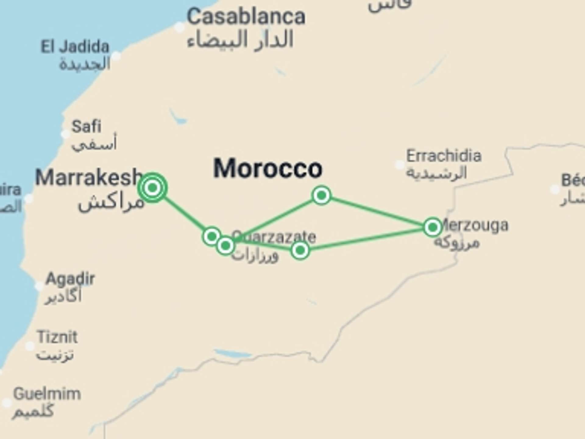Ouarzazate 9-Day tours