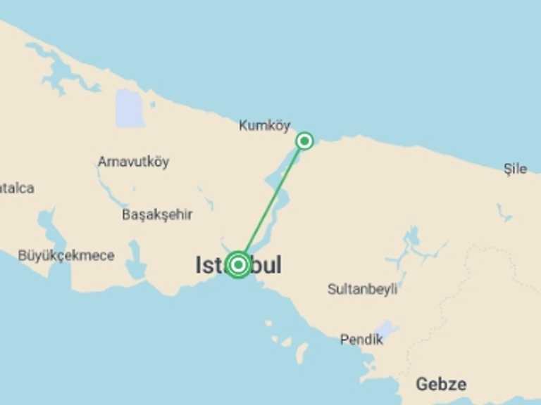 Map itinerary of Turkey Tour in March 2027 with 2 destination visits for the trip: Explore Istanbul’s Old Town! 4 Days With Hotel, Tours & Transfers