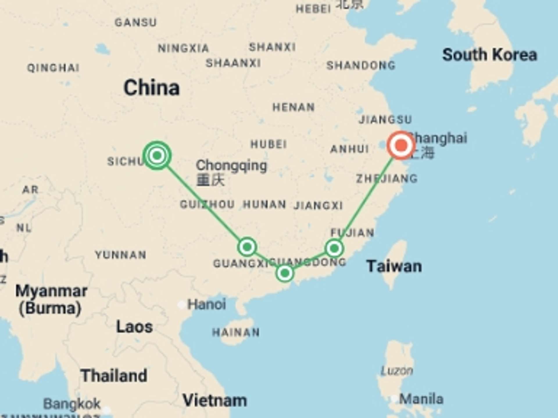 China 10-Day tours