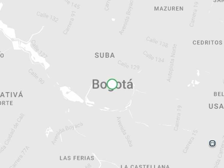 Map of 1-Day Bogota Tour with 1 destination visits for the trip: Candelaria Walking Tour