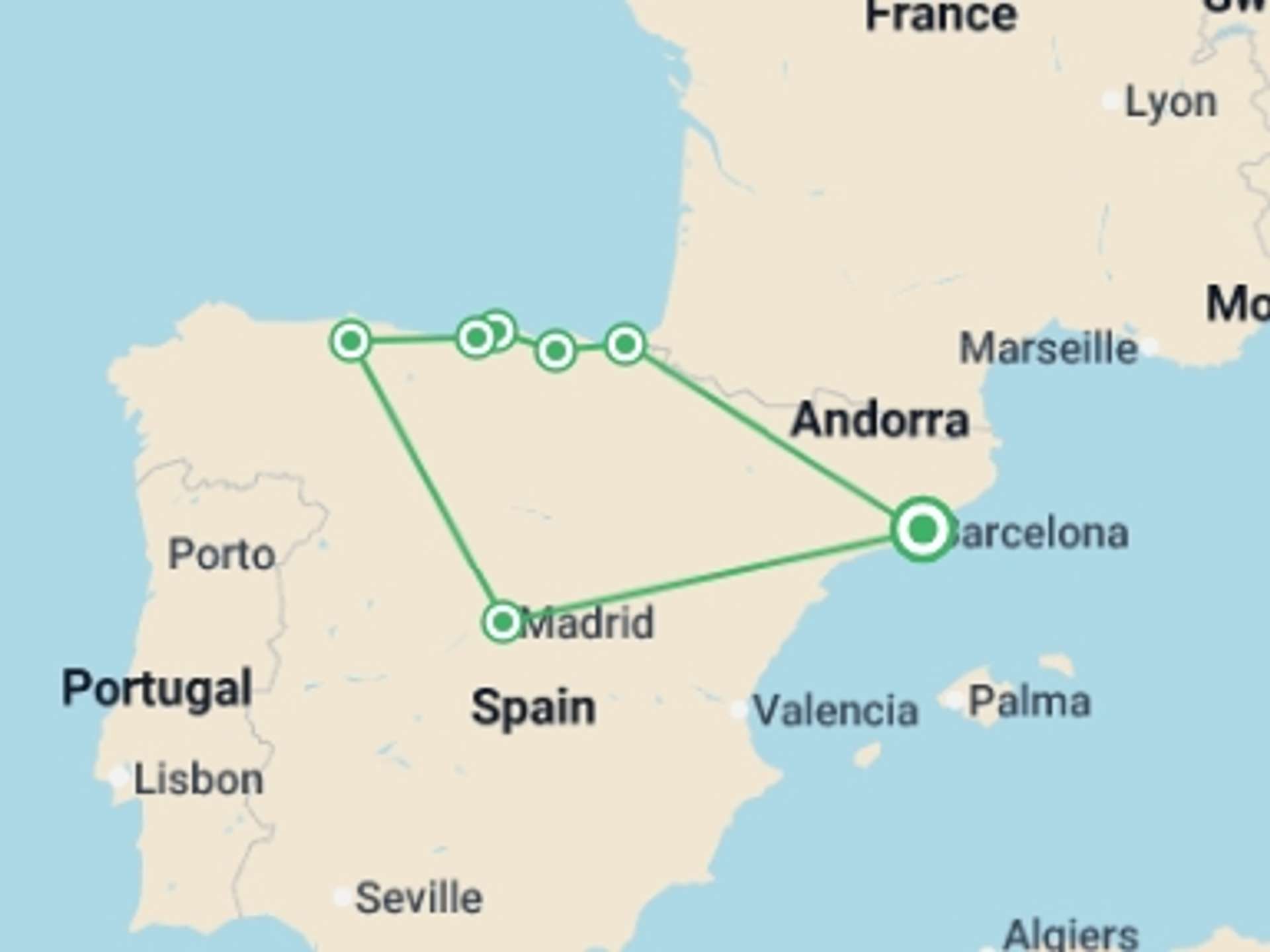 Spain 4-Day tours