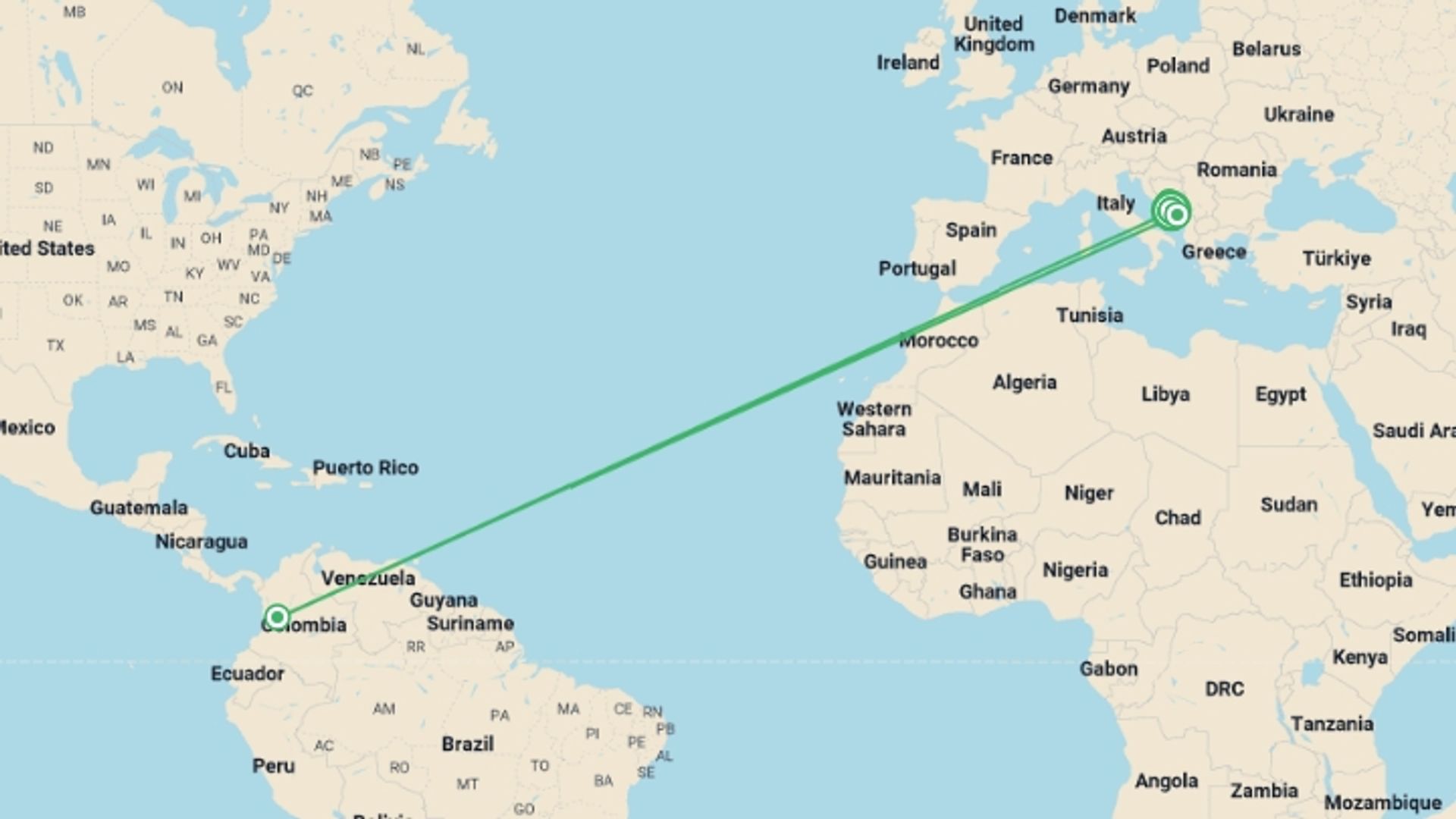 A map showing the tour itinerary for the trip: Adventures Along The Adriatic: Croatia, Montenegro & Bosnia, Self-drive, starting in Dubrovnik, Croatia and ending in Dubrovnik, Croatia going through 3 other destinations.
