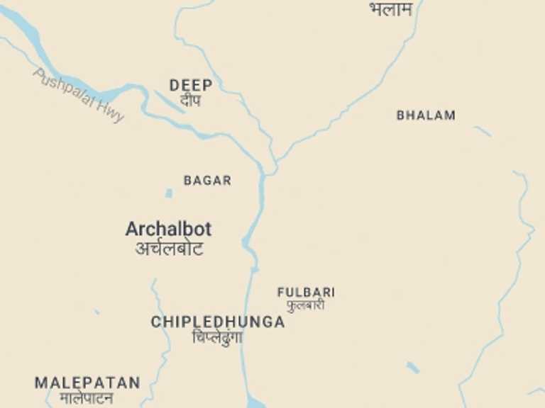 Map itinerary of Pokhara Tour in July 2027 with 1 destination visits for the trip: Zipflyer Nepal