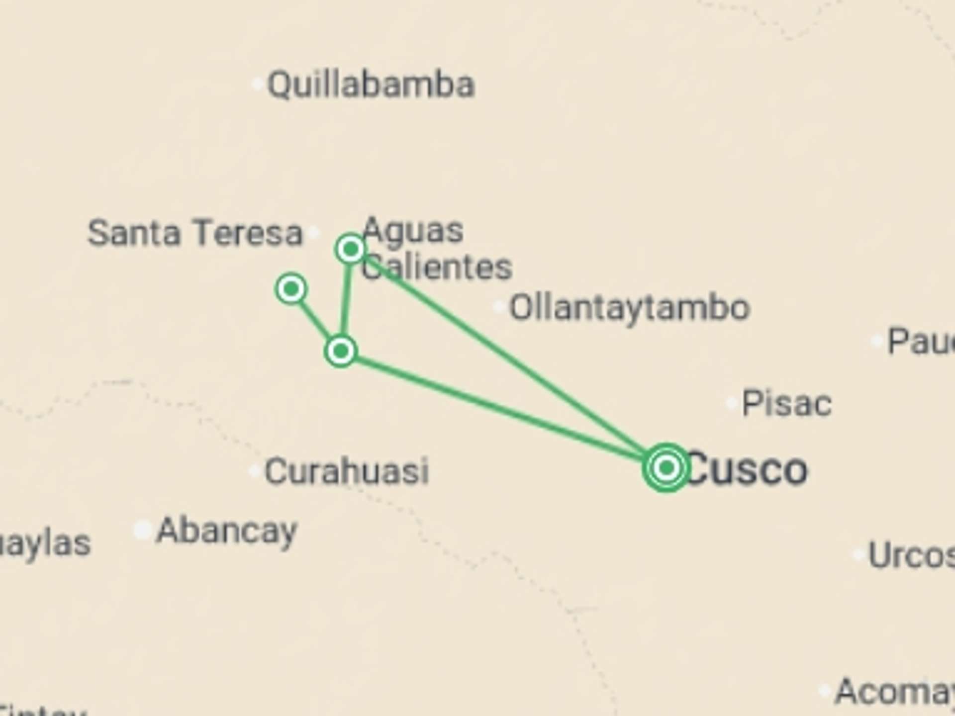 Aguas Calientes 8-Day tours