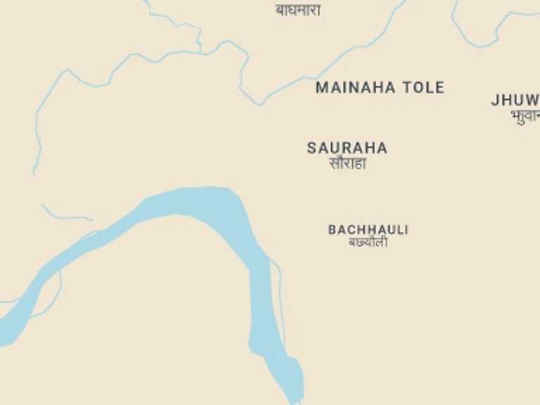 Map itinerary of Nepal Tour in March 2027 with 1 destination visits for the trip: 1 Day Chitwan Safari Tour