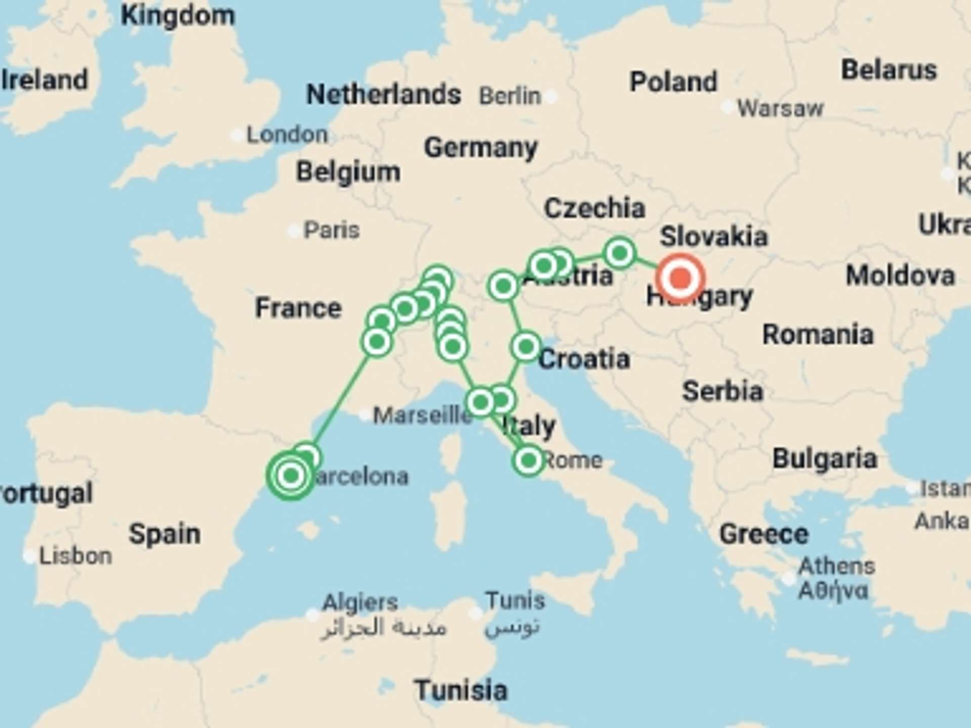 Barcelona 15-Day tours