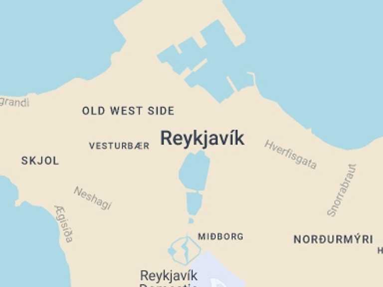 Map of Reykjavik Waterfalls Tour with 5 destination visits for the trip: Iceland: South Shore Adventure