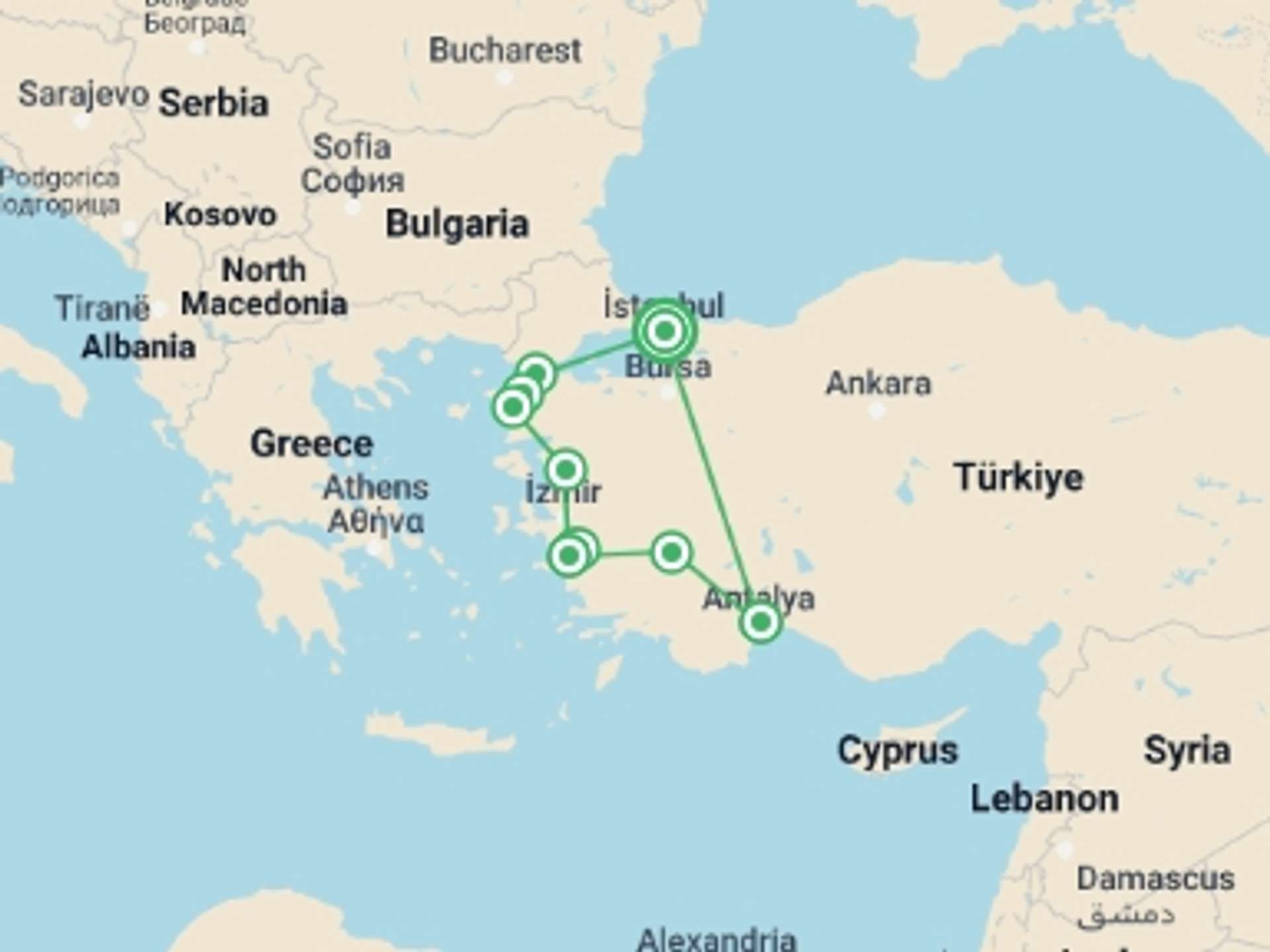 Kusadasi 9-Day tours
