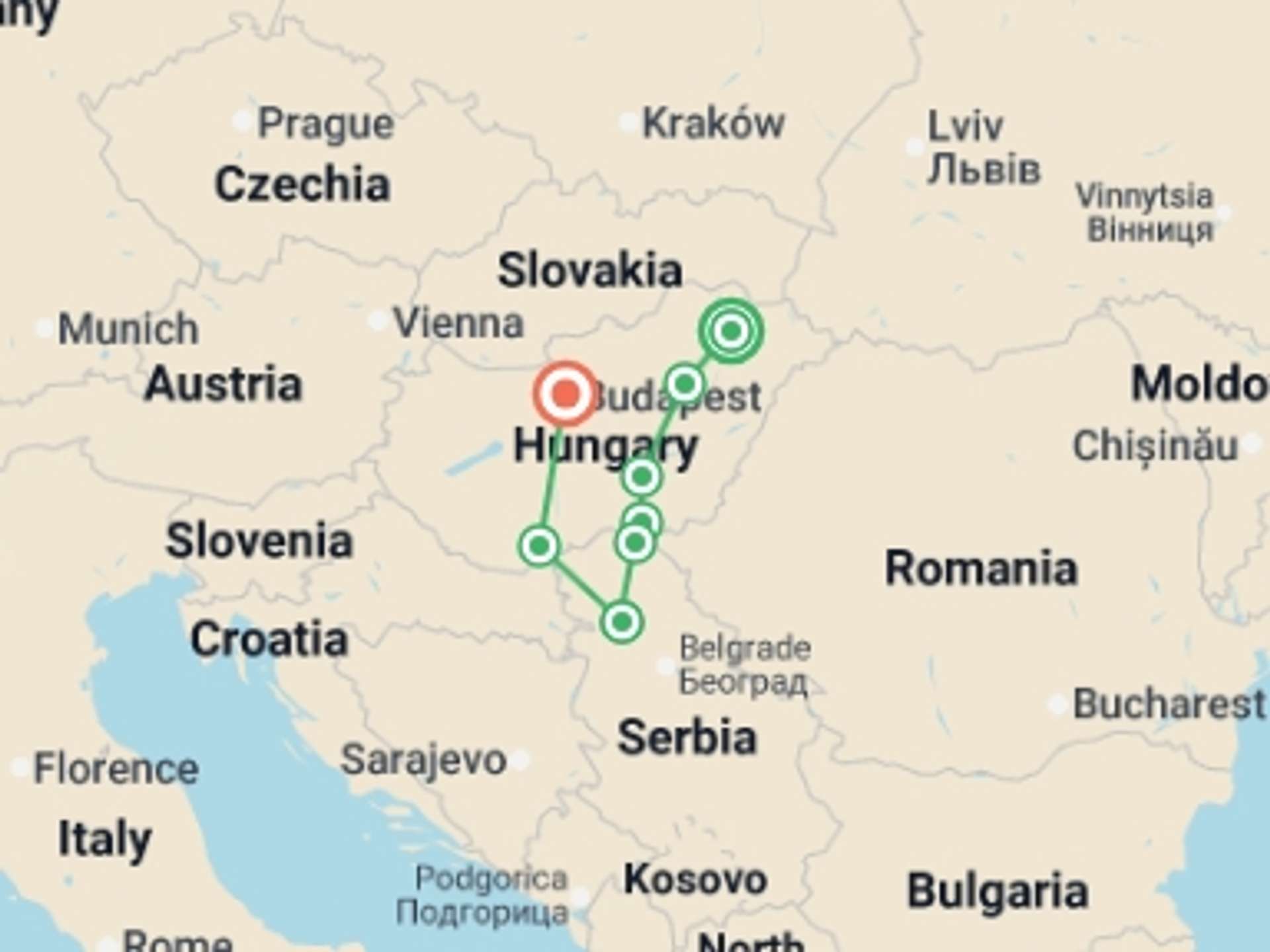 Eastern Europe 9-Day tours