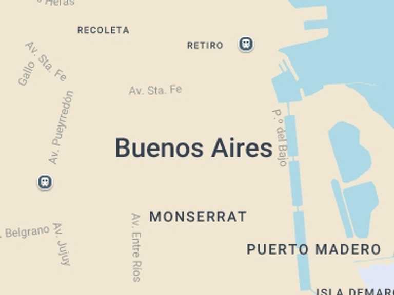 Map of a Festivals and events Tour with 1 destination visits for the trip: El Viejo Almacen VIP Dinner & Tango Show