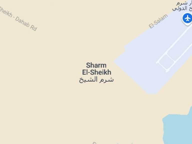 Map itinerary of Egypt Tour in Winter with 1 destination visits for the trip: Sharm el Sheikh Water Sports 3-in-1