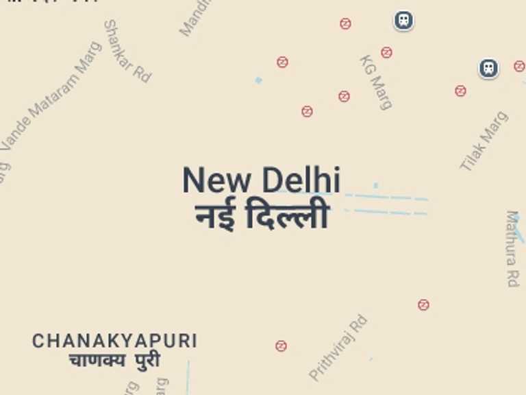 Map itinerary of India Tour in September 2027 with 1 destination visits for the trip: Full Day Food and Photography Tour of Delhi