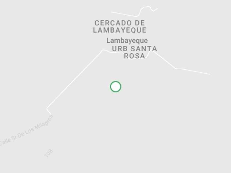 Map of 1-Day Peru Tour with 2 destination visits for the trip: Chiclayo City Tour and Witch Market
