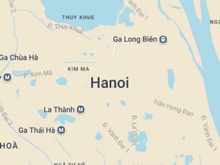 Map itinerary of Hanoi Tour in January 2027 with 2 destination visits for the trip: Bai Dinh & Trang An Eco Joining Tour With Mua Cave