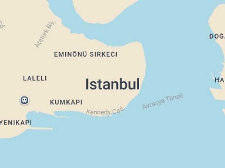 Map of Mediterranean Explorer Tour with 1 destination visits for the trip: Istanbul Private Shore Excursion