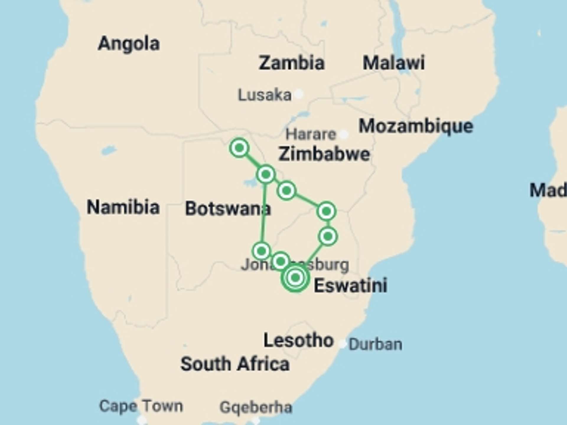 Johannesburg 15-Day tours