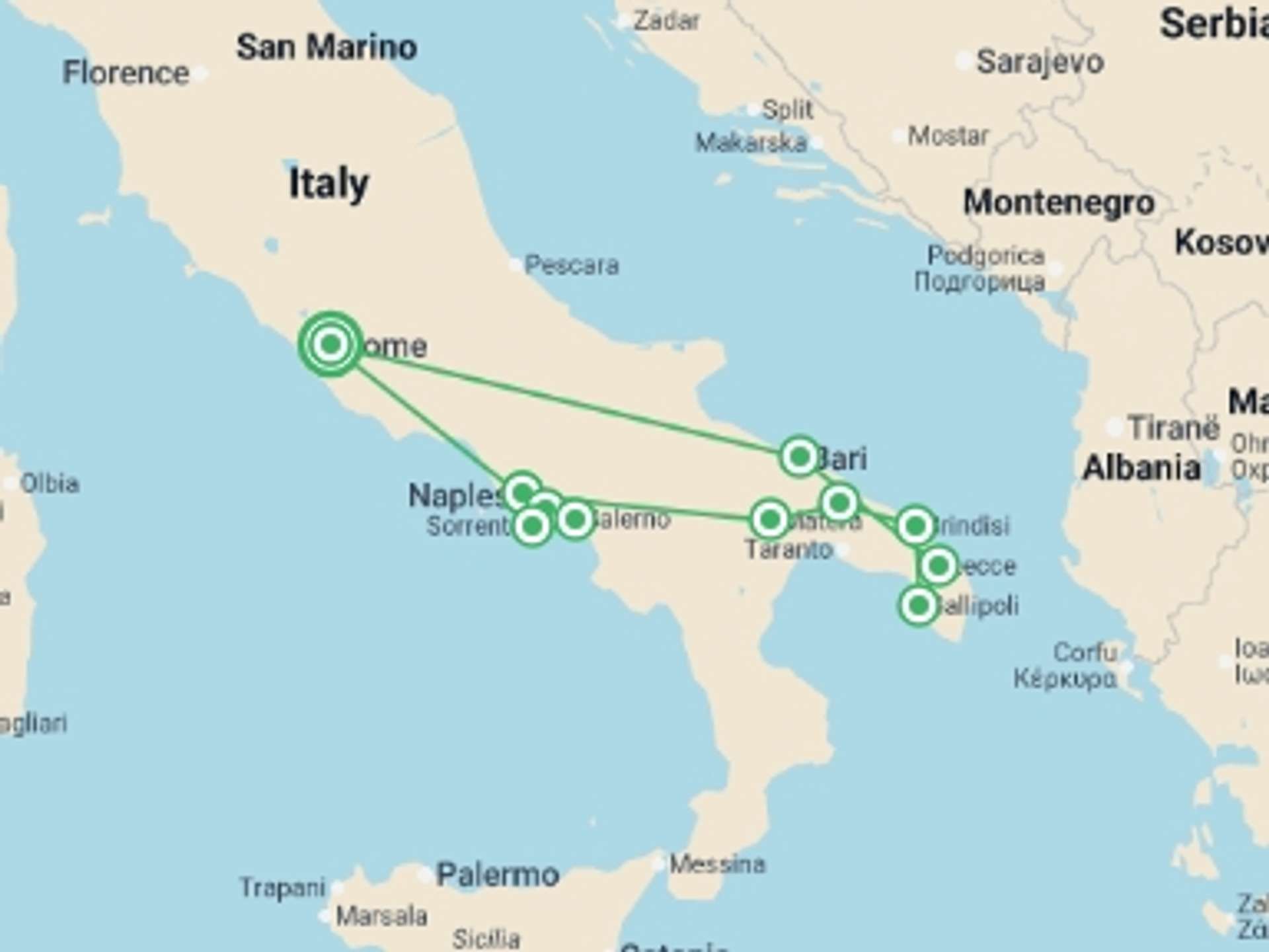 Italy 6-Day tours