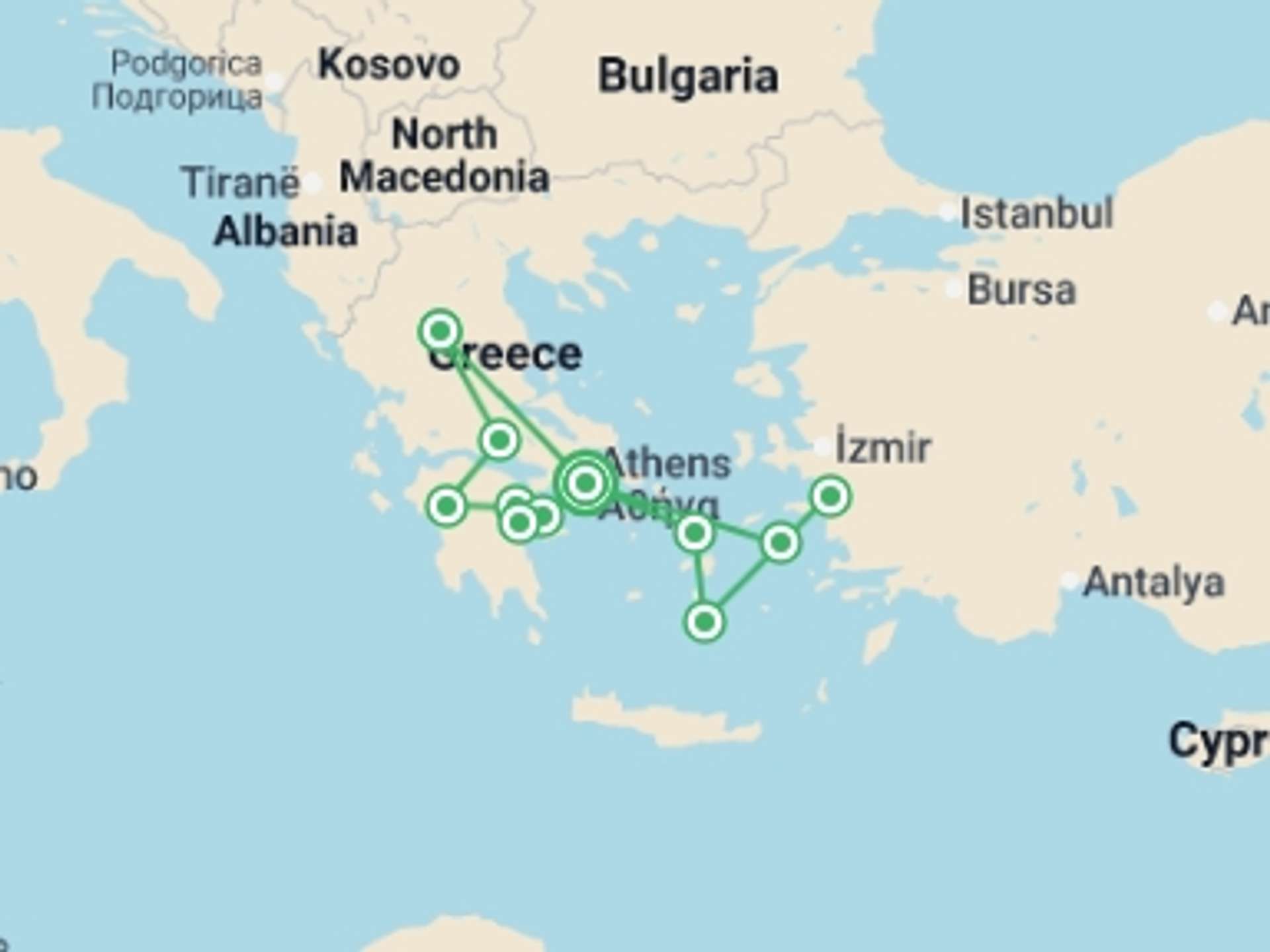 Greece 10-Day tours