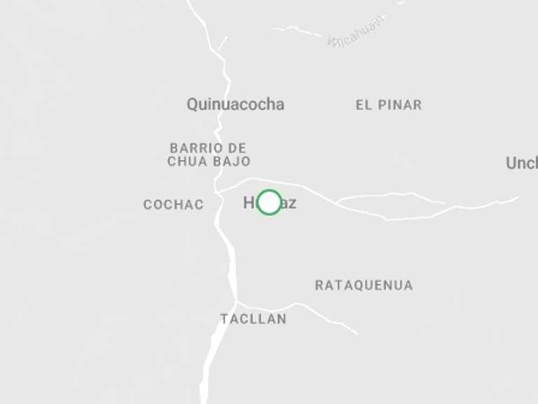 Map of Huaraz Tour with 1 destination visits for the trip: Lake 69 Trek Day Tour - White Mountain Range