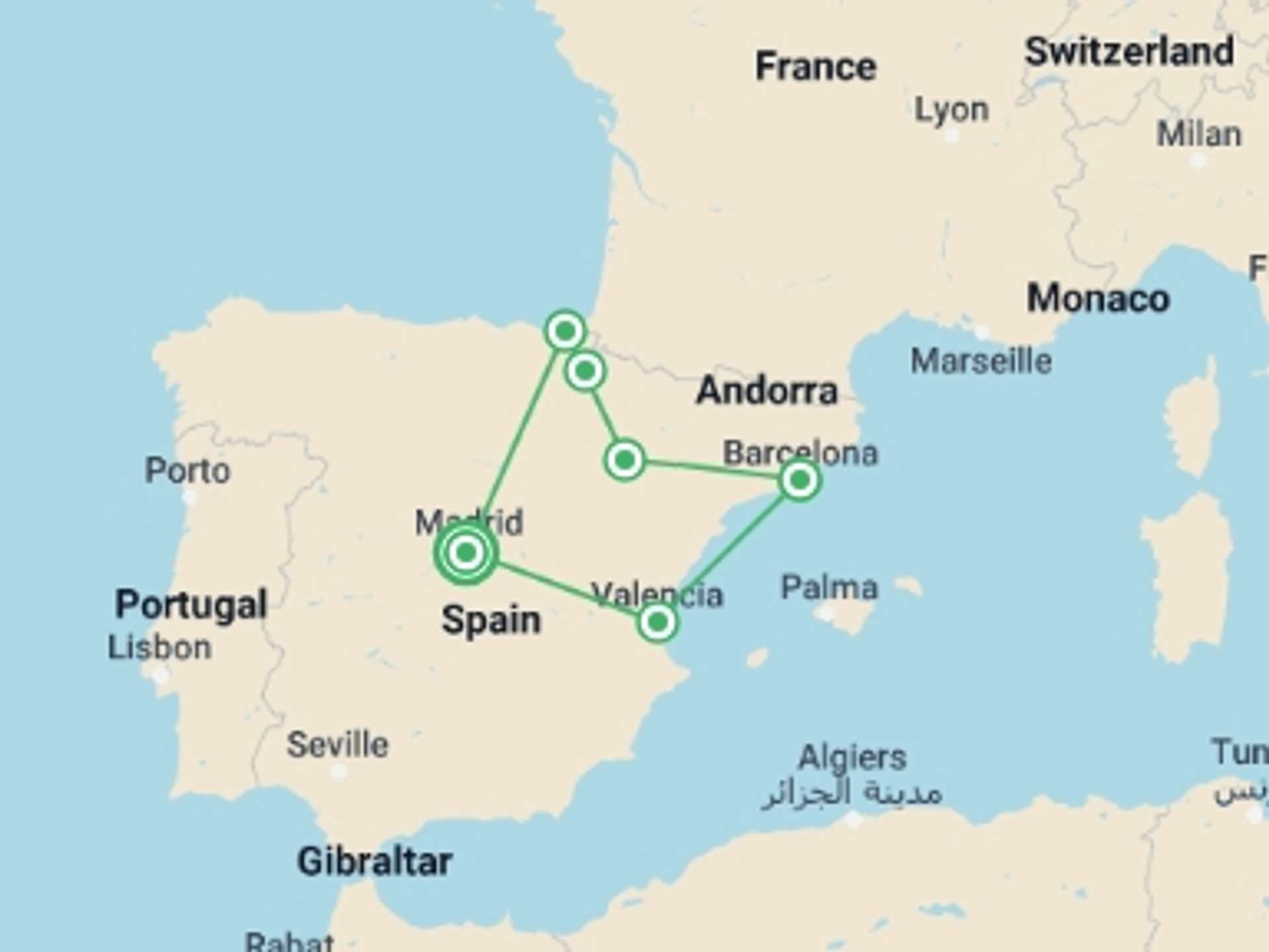 Spain 7-Day tours